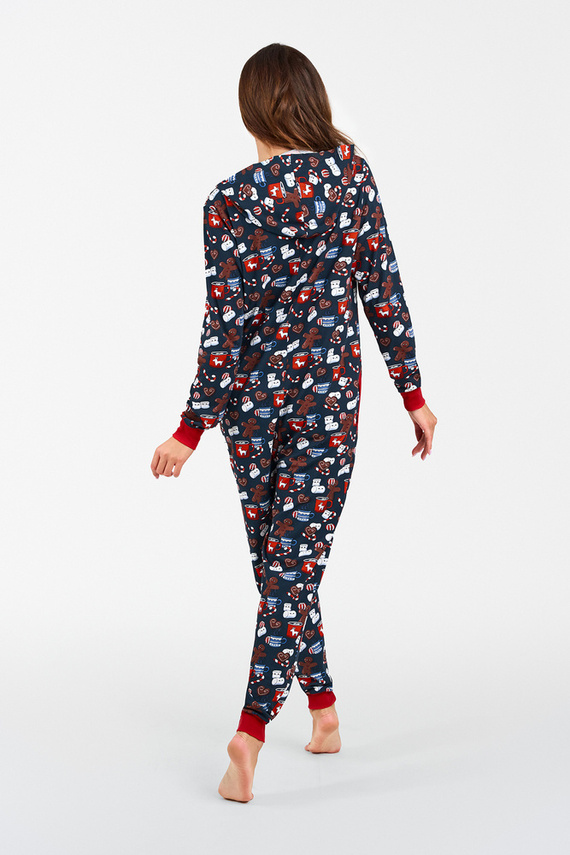 Makala Дамски гащеризон Италианска мода - принт