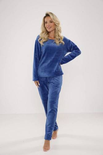 669 Мека дамска пижама De Lafense - деним