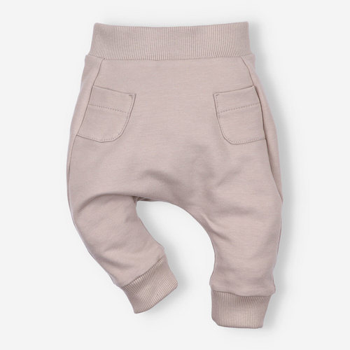 ABN-4517/BEZ Анцуг с джоб от органичен памук Nini бежов