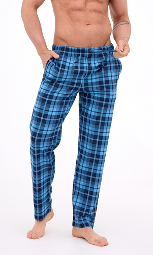 691/62 Мъжки пижамен панталон Cornette - дълъг, кариран, памук