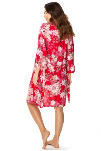 86636 Халат неглиже Lotos Чайка с флорален принт