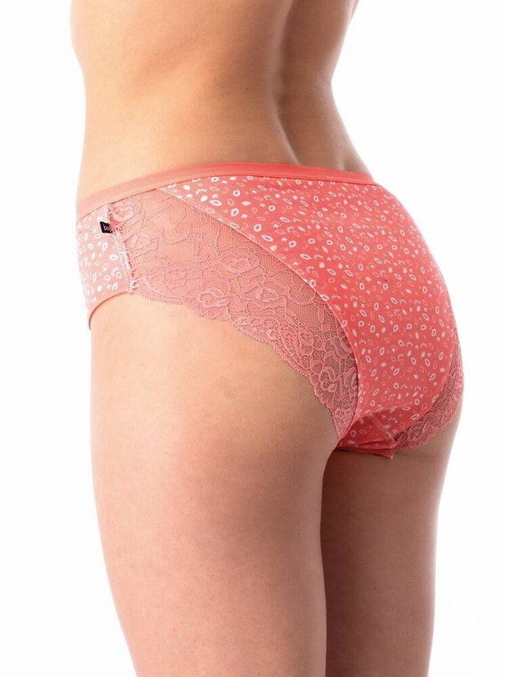 LPC 726 A'2 Дамски слипове 2 бр Key коралово бяло