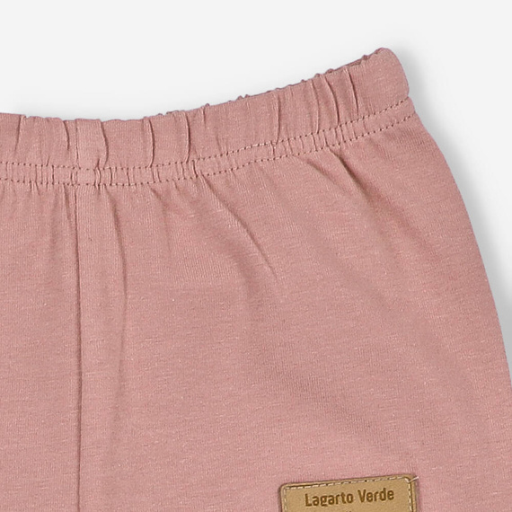 KAR-0041/BRO Момичешки клин Lagarto Verde - мръсно розов