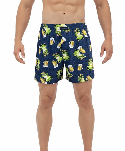 001/183 Frog Мъжки боксерки Cornette Classic – 100% памук, свободен крой, шлиц с копче, комфорт за всеки ден