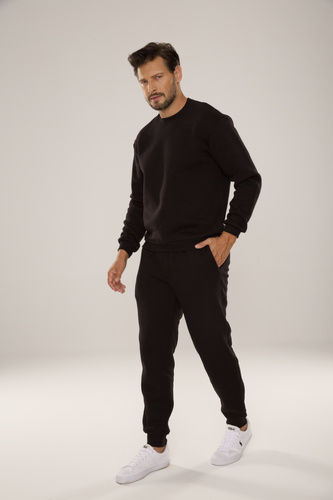 813 Indigo Мъжки спортен костюм от De Lafense - черен