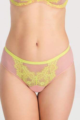 Gorsenia K 863 Summer Time Бразилски бикини лайм зелен