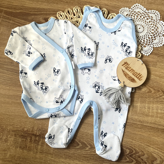 SC14530 Бебешки спални костюми Dog Mamatti