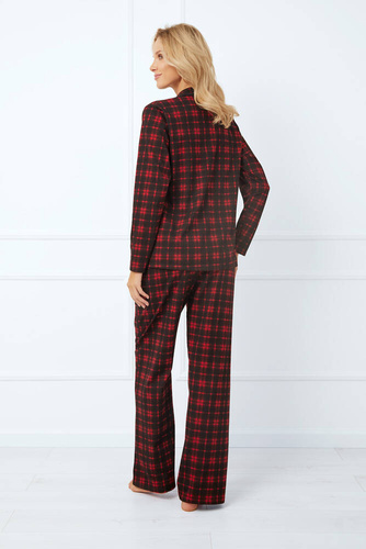 Nicola Дамска пижама с дълъг ръкав и дълъг панталон Италианска мода - принт