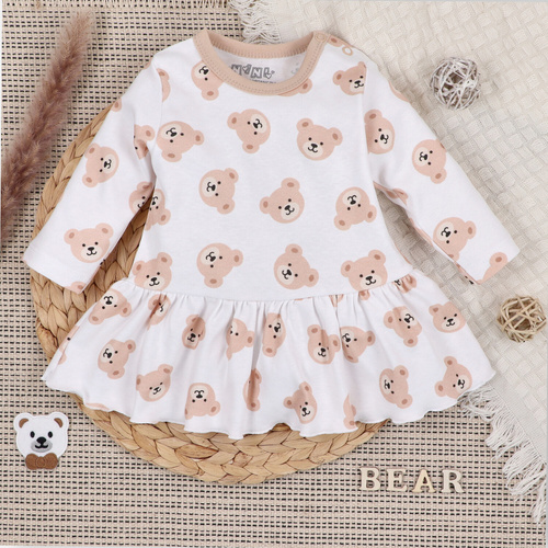 ABN-5362 Рокля от органичен памук Sweet Bears Nini