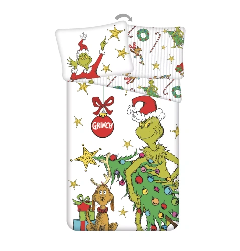 Спален комплект Grinch Grinchmas JF24 140x200 100% памук Grinch замък
