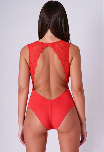 Evalie Body Red Passion red – елегантен дамски боди