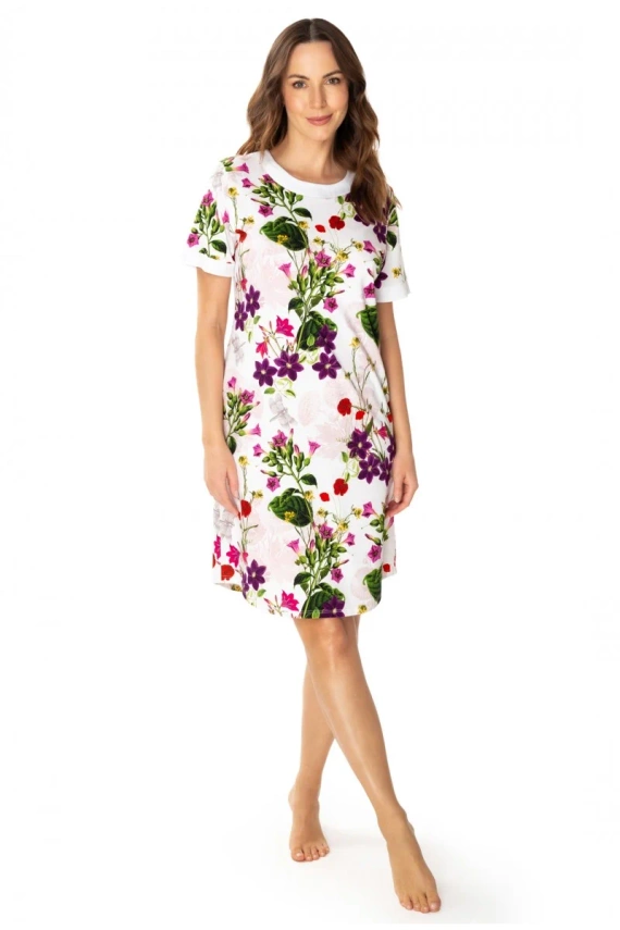 86669 Нощница Nataly Seagull с щампа на цветя