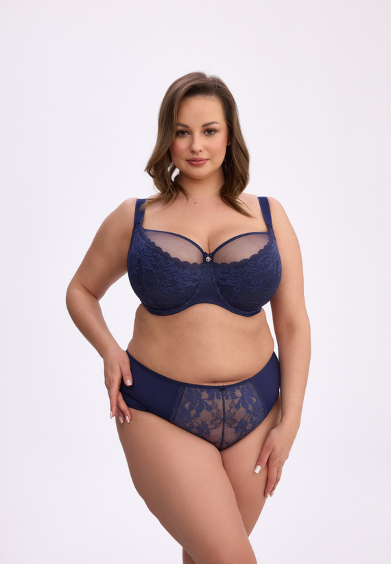 BSM 1058 Sonia сутиен полуобликуван maxi Gaia - син