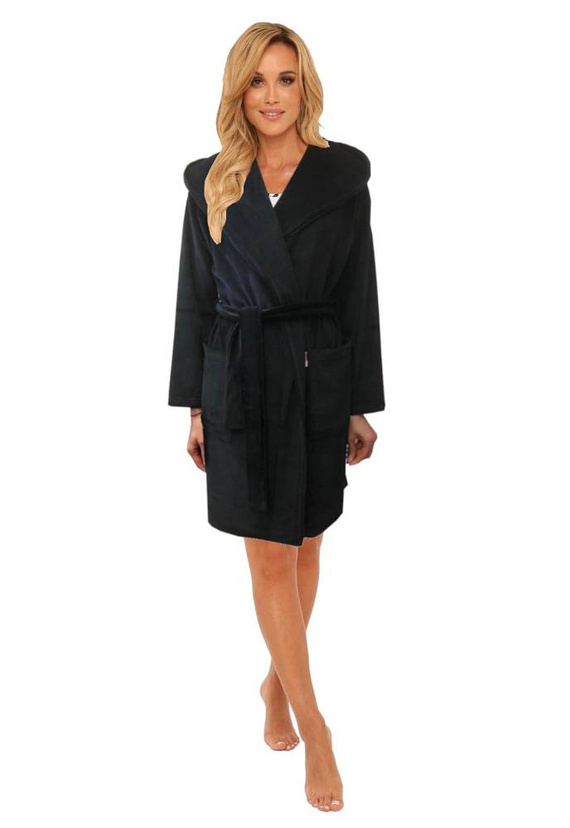 647 Socorro Forex дамски халат за баня - черен