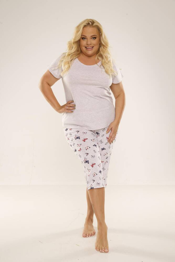 483 Mariposa Forex Пижама за жени - бежов меланж