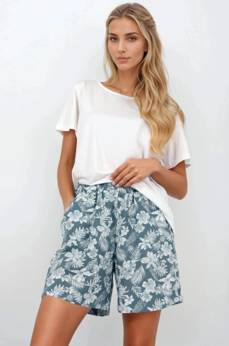 Лятна пижама Calm – Momenti Per Me | Светло и стилно зелено