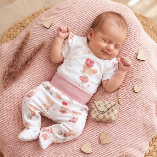 Nini Бебешки Полуританки Little Mouse  100% Органичен Памук – Полша