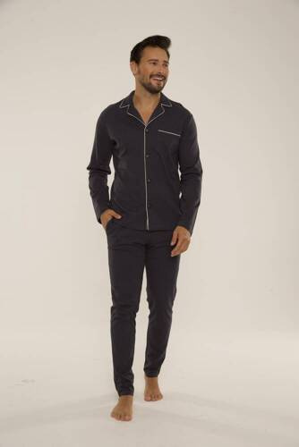 729 Norberto Мъжка пижама De Lafense - графит