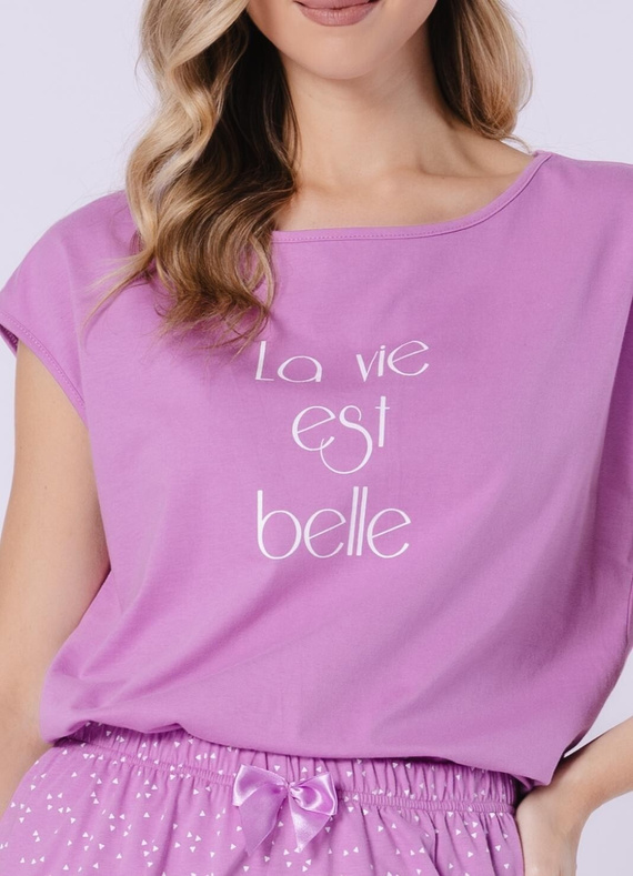 Rafaella Leveza 1715 – дамска памучна пижама с къси панталонки