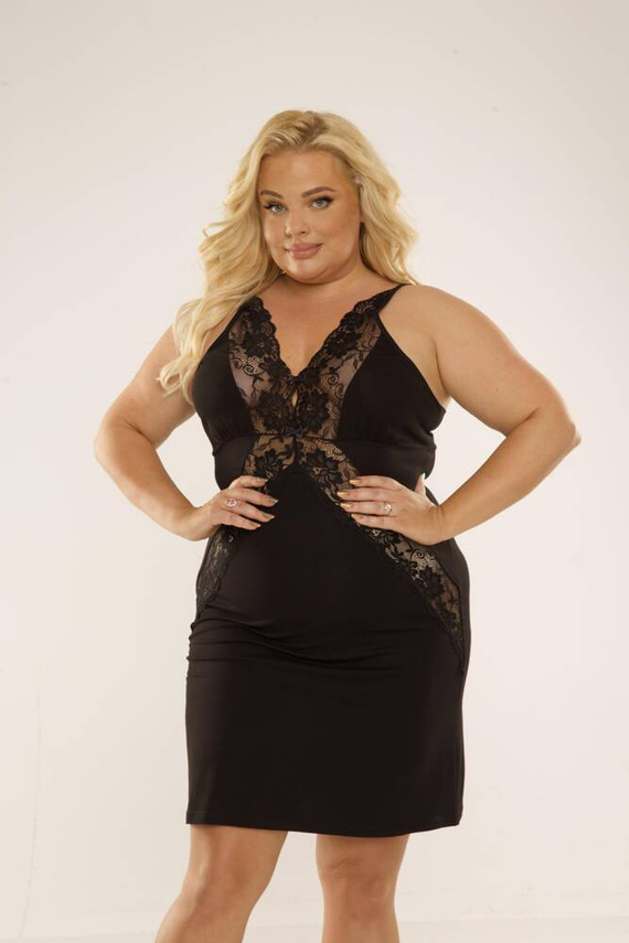 879 Agnes Forex нощница - черна