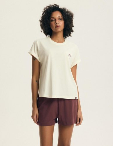 Дамска пижама Henderson Evika 44464 – памук, плодовa бродерия, шорти