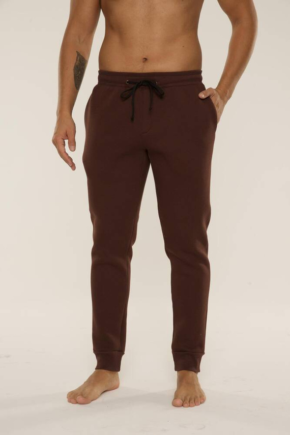 813 Indigo Мъжки спортен костюм от De Lafense - шоколад