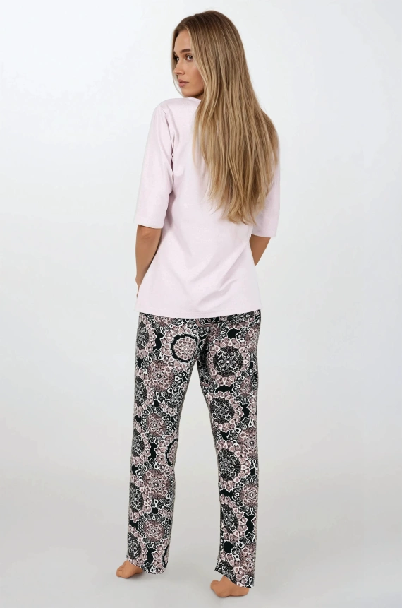 Розова дамска пижама Desert Rose Momenti Per Me