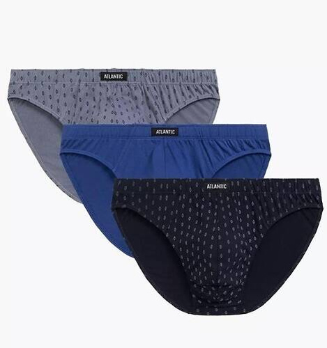 3MP-177 A'3 Мъжки слип Atlantic - морско синьо-синьо - сиво