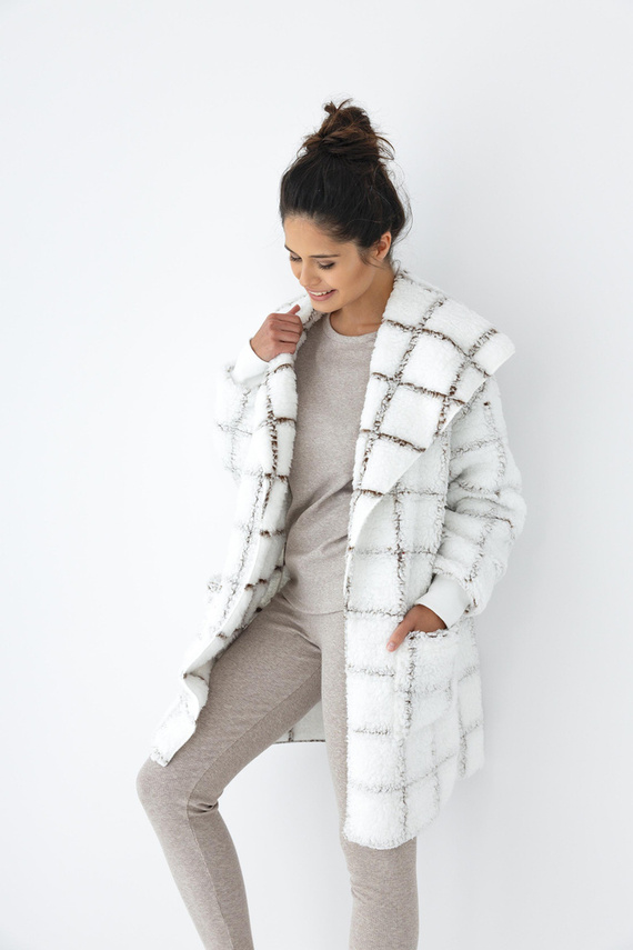 Жилетка Sensis Delphine - бяла каре