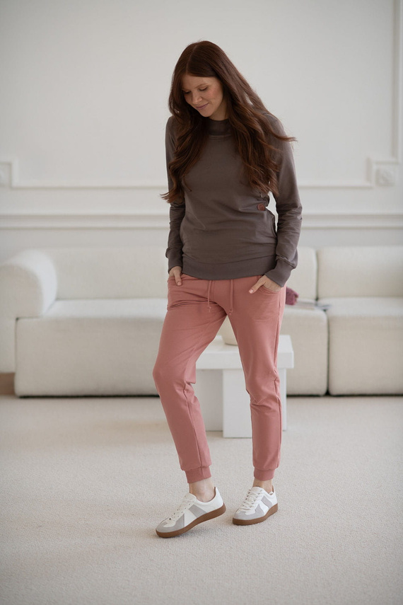 Спортен панталон за бременни с билкови рози Milk&Love