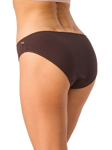 Дамски бикини Mini Bikini Key LPR 504 B26 A2 2 броя, памучни, едноцветни и с десен