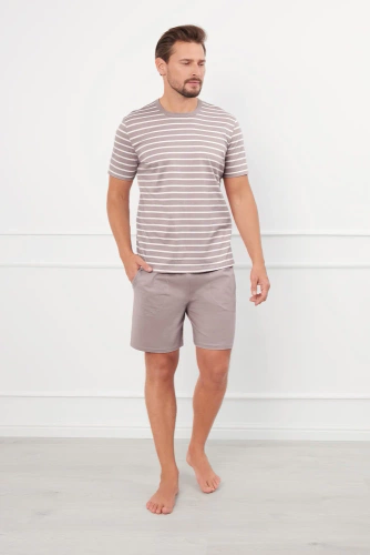 Bert Мъжка пижама Италианска мода - капучино