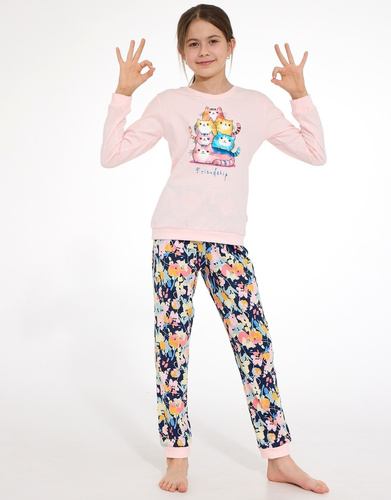 Пижама за момиче Cornette Young Girl 592/210 Friendship 100% памук