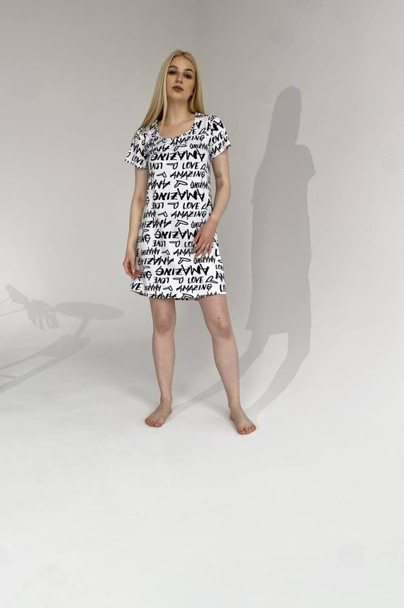 645 Amazing Forex нощница - бяло-зелена