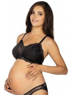 3046 Горна част на сутиена за кърмачки LUPOLINE черна