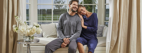 Song Дамска пижама 3/4 ръкав, 3/4 панталон Италианска мода - тъмносиньо