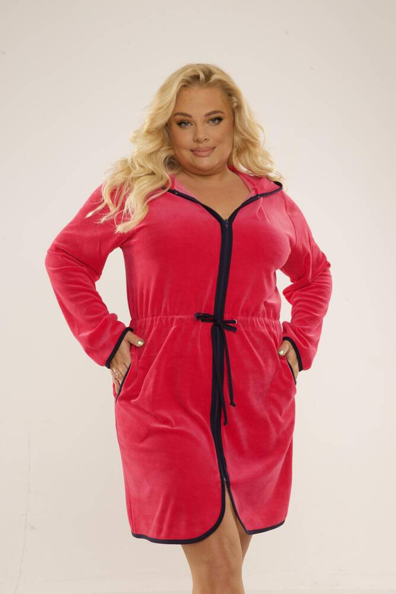 313 Халат Desiree De Lafense - малинов