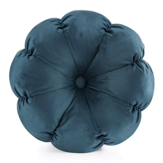 Цвете 41 Декоративна възглавница цвете европердета синьо