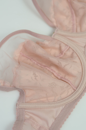 Mediolano Jasmin 19150 сутиен plunge дантела пудра деколте V