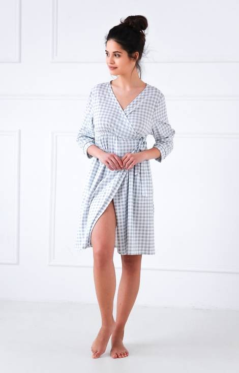 Sensis Дамски халат Octavia - сив