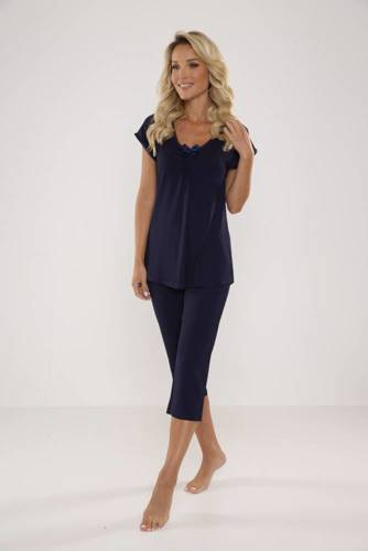 884 / 889 Дамска пижама Visa Forex - тъмно синьо