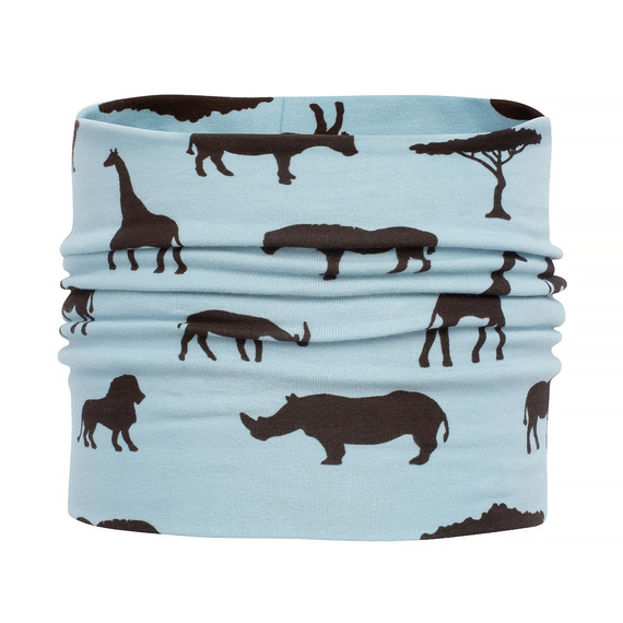 Детски шал Сафари Пинокио - африканско синьо