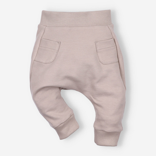 ABN-4517/BEZ Анцуг с джоб от органичен памук Nini бежов