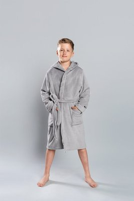 Момчешки халат Mimas Италианска мода - сив