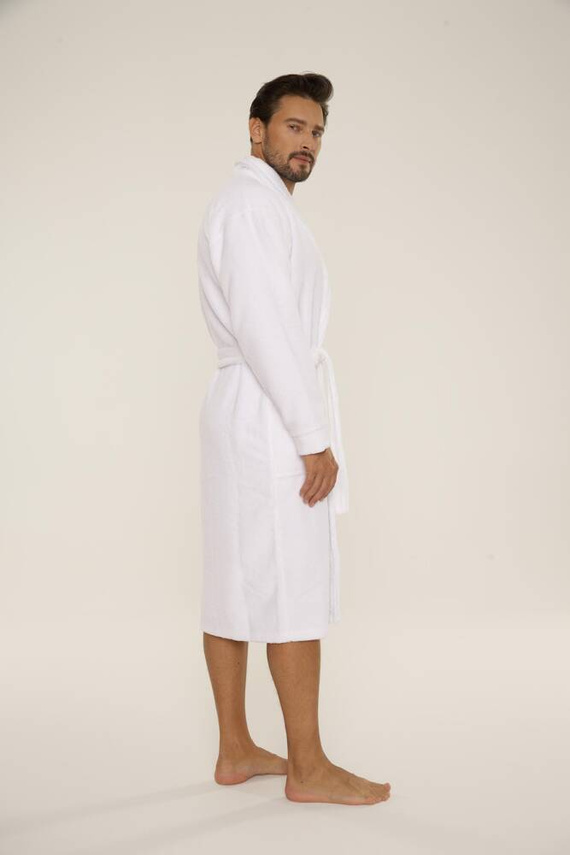 735 Manuele мъжки халат De Lafense - бял