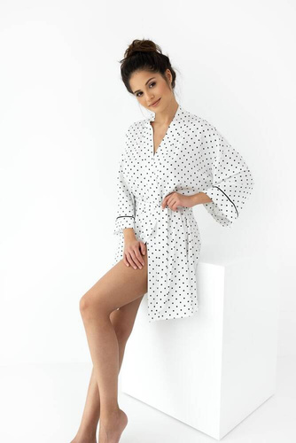 Дамски халат Elif Sensis - крем