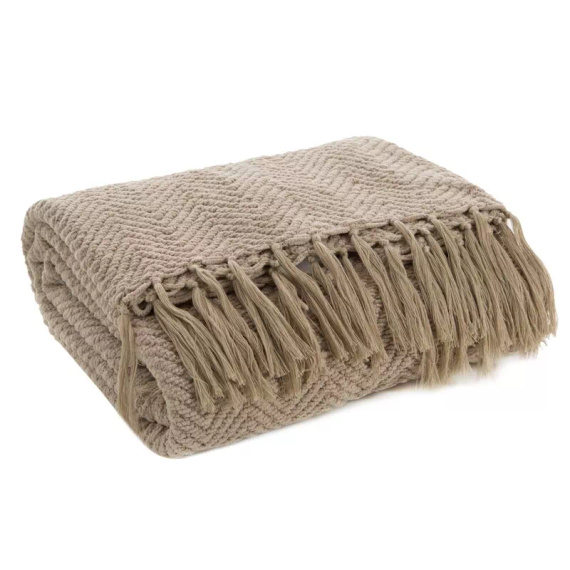 Milo Кувертюра с ресни еврозавеси бежово