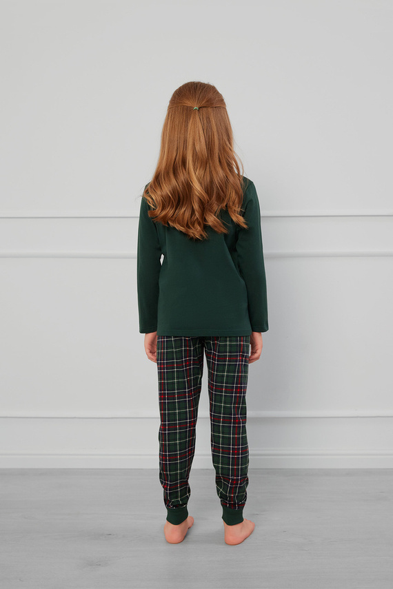 Fogo Детска пижама Италианска мода - зелена/принт