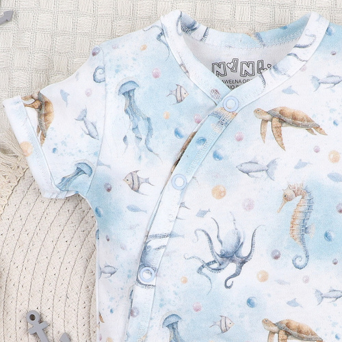 ABN-5443 Боди с къс ръкав Sea Of Joy Nini – органичен памук, за бебета