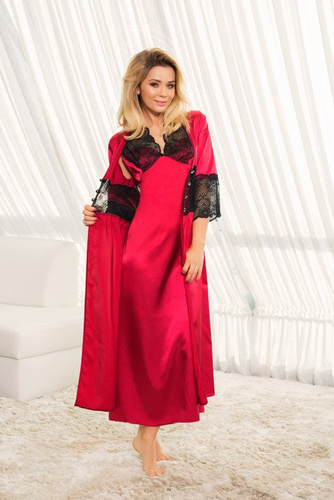 Mactan Halka сатенена риза за жени Kalimo - бордо